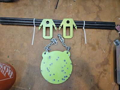 Steel Hanging Shooting Target with Stand