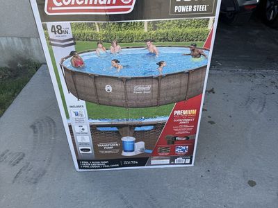 Coleman 18 Ft. Power Steel Above-Ground Pool