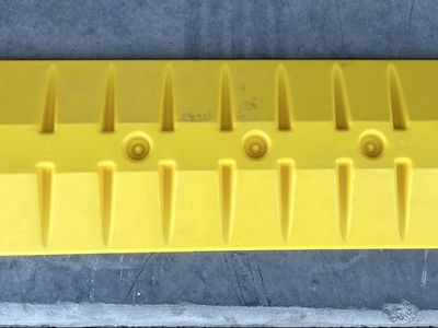 Eagle 53" X 10" X 2" Yellow HDPE