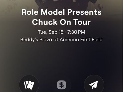 One Role Model Ticket for 9/15