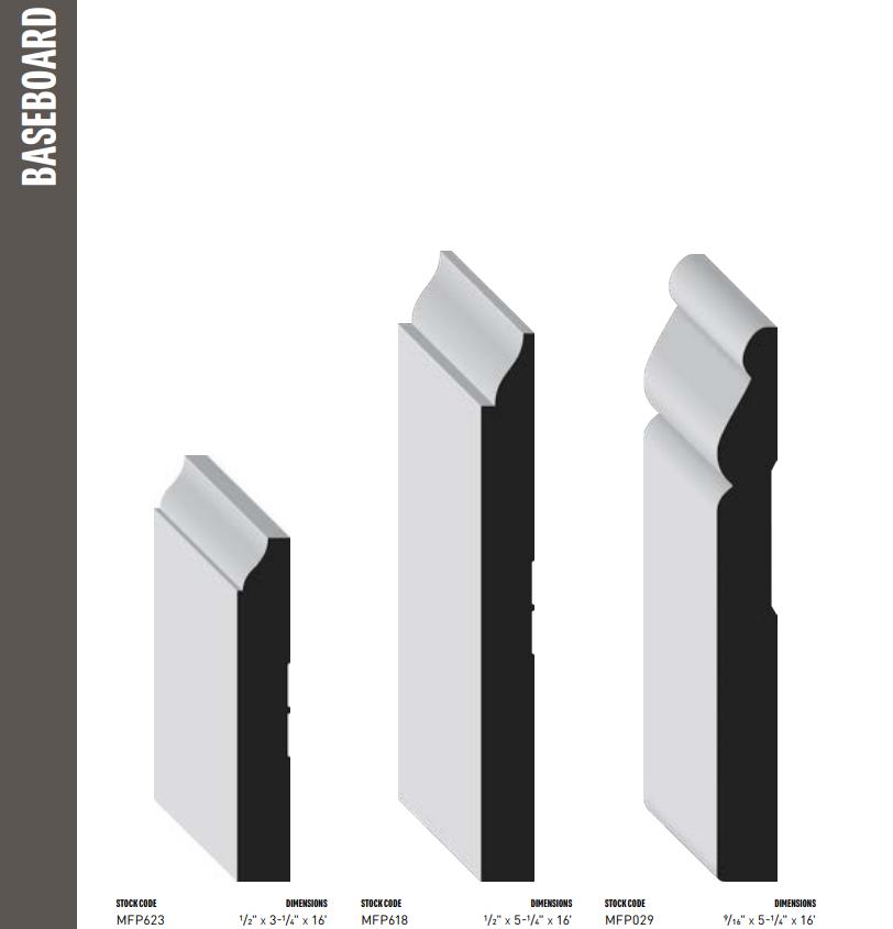 Trim - Baseboard & Case