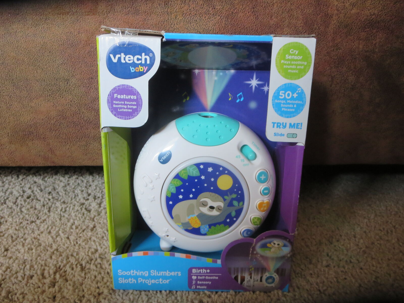 VTech Soothing Slumbers Sloth Projector™ Musical Baby Night-Light