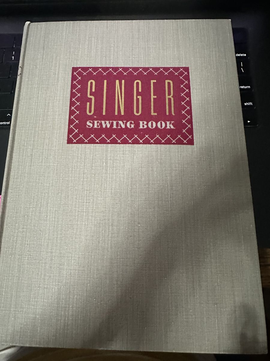 Vintage 1949, Singer Sewing Book.