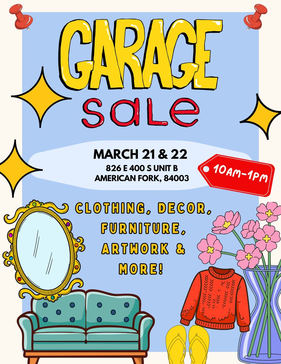 GARAGE SALE!