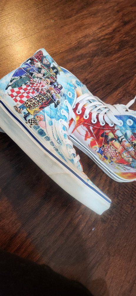 Vans Sk8-Hi One Piece Anime Collection Multi-Color High Top Sneakers