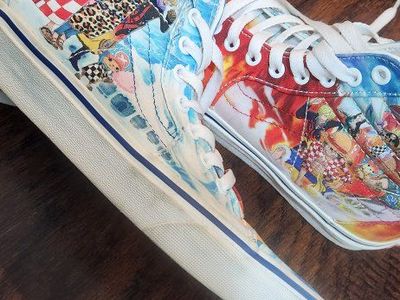 Vans Sk8-Hi One Piece Anime Collection Multi-Color High Top Sneakers
