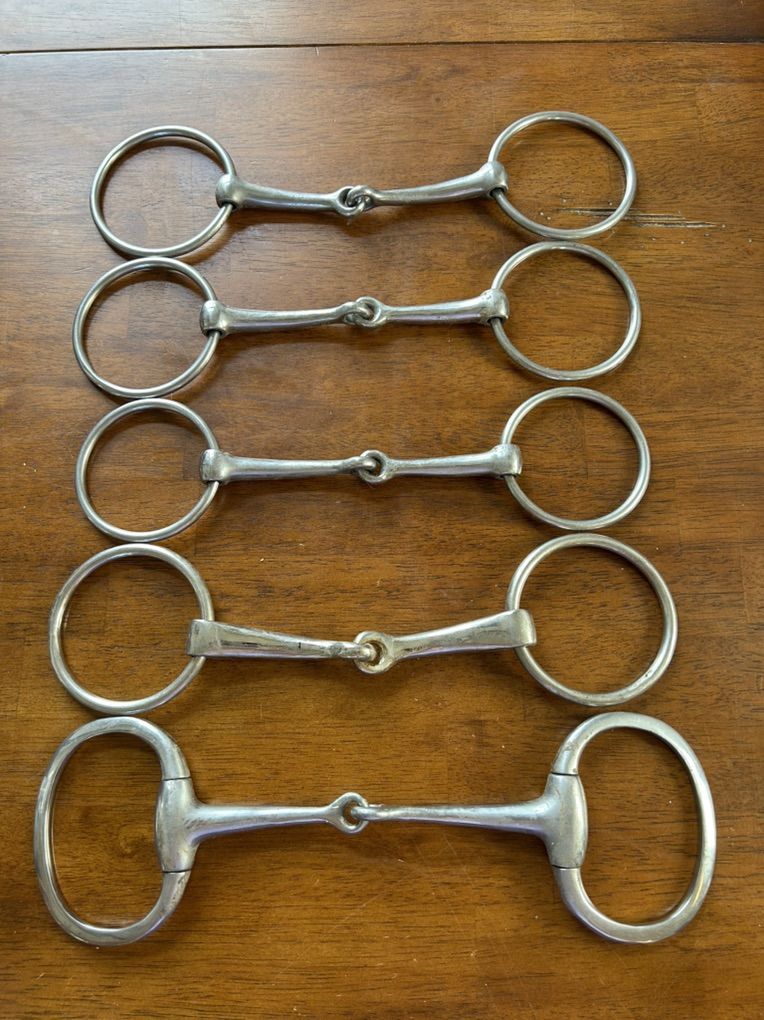 Loose Ring Snaffles And 1 Eggbutt