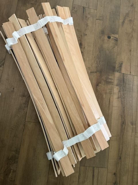 Twin Horizontal Mattress Support Wooden Bunkie Board/Slats