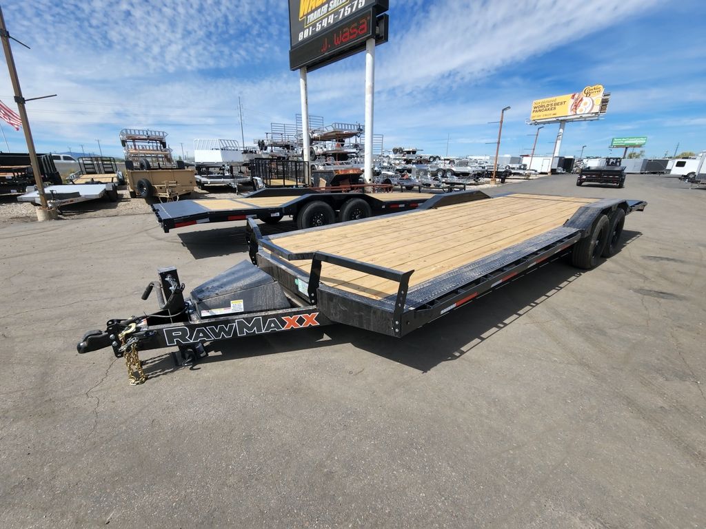 2026 RawMaxx 8.5X24 ECX 14K Car Hauler Flatdeck Eq