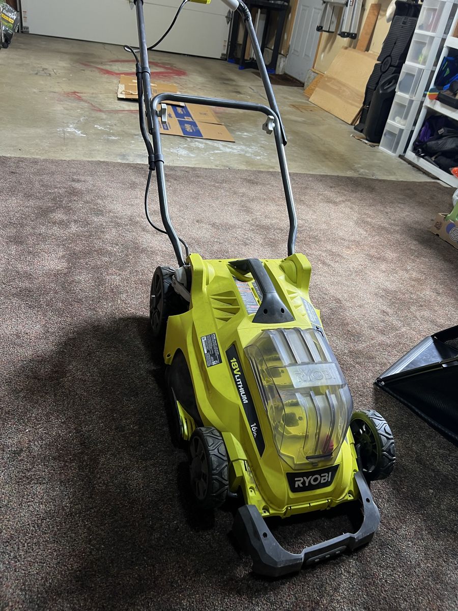 Broken 18v 16in Ryobi Lawn Mower