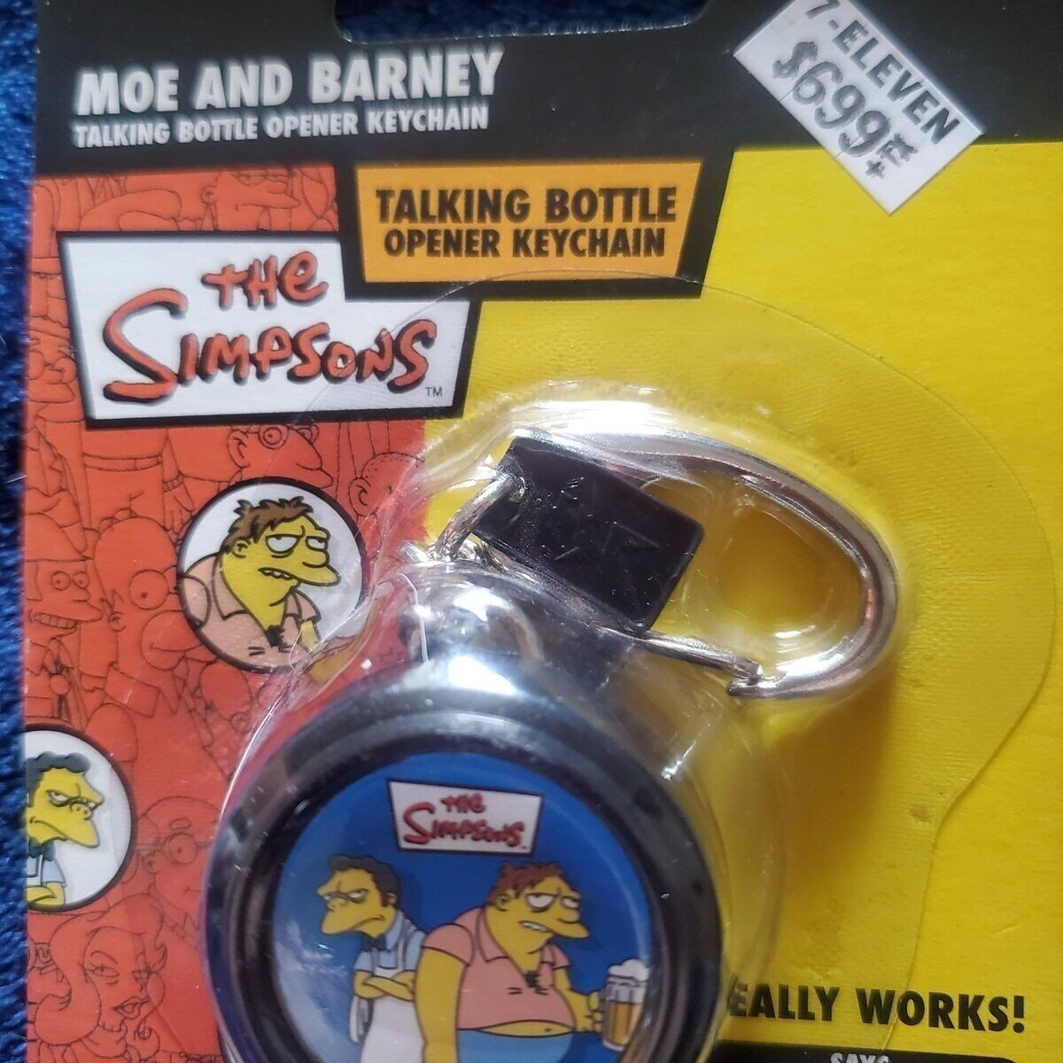 Simpsons Vintage Bottle Opener Keychain