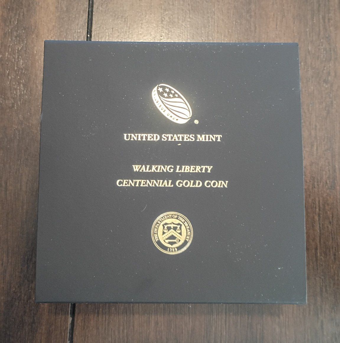 2016-W Walking Liberty Centennial 1/2 oz Gold Coin - US Mint Box & COA