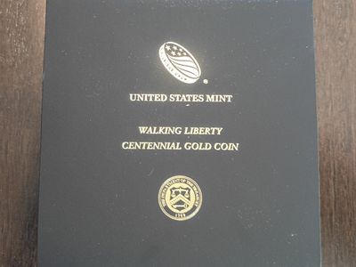 2016-W Walking Liberty Centennial 1/2 oz Gold Coin - US Mint Box & COA