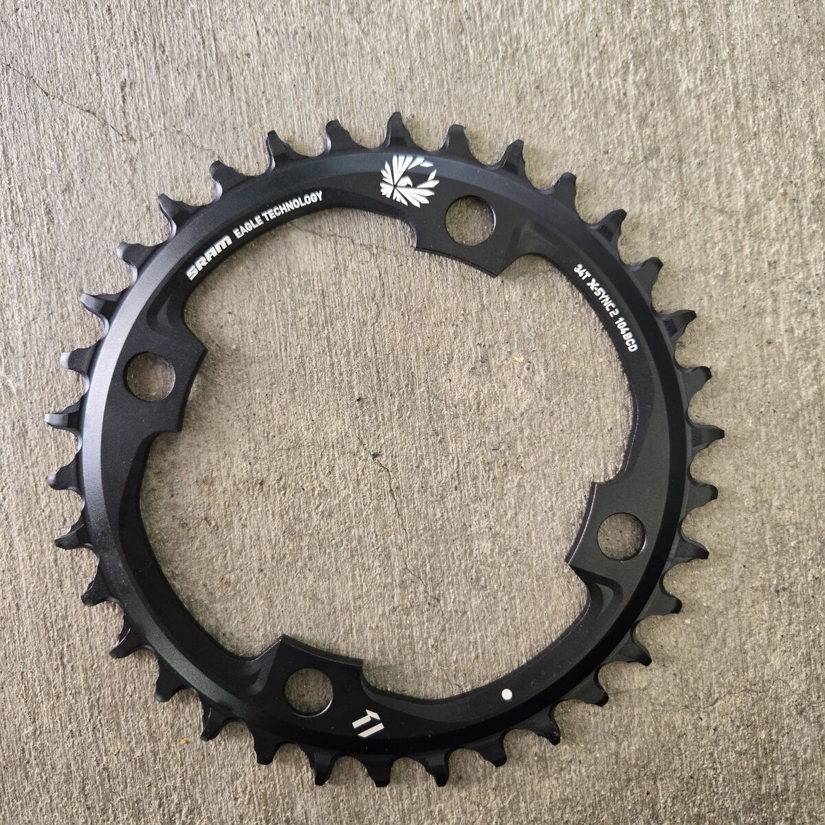 Sram X-sync2 34T Chainring 104bcd