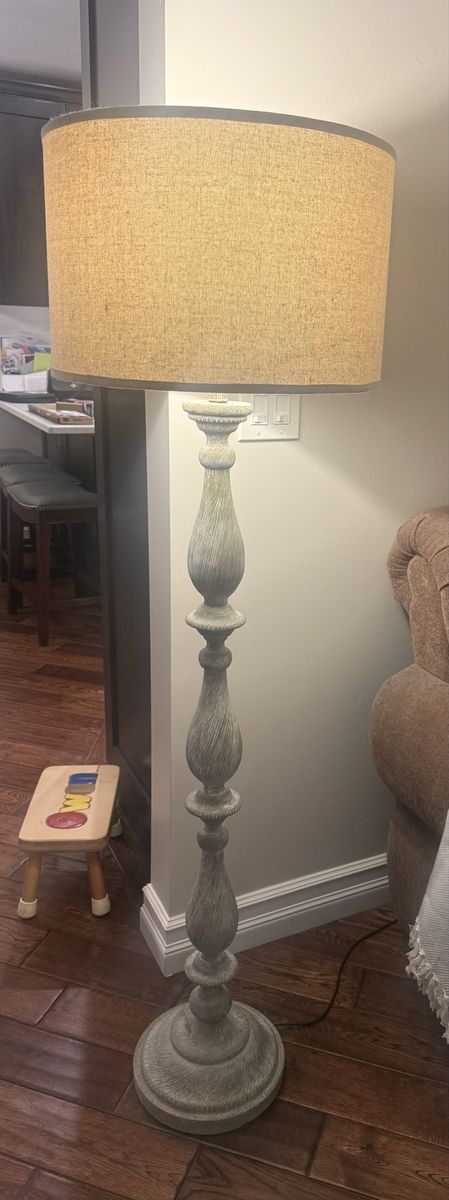 Bernadate Floor Lamp and pair of table lamps