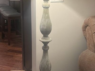 Bernadate Floor Lamp and pair of table lamps