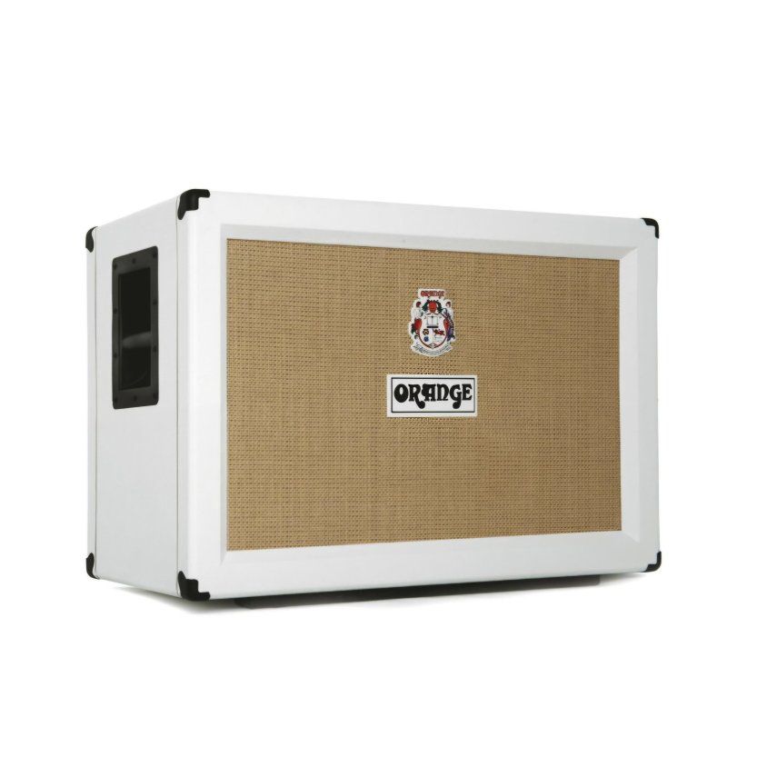 orange PPC212 guitar cabinet limited edition white