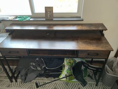 55" Wood Desk