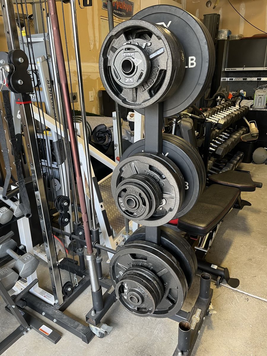330LB Olympic Grip Weight Set