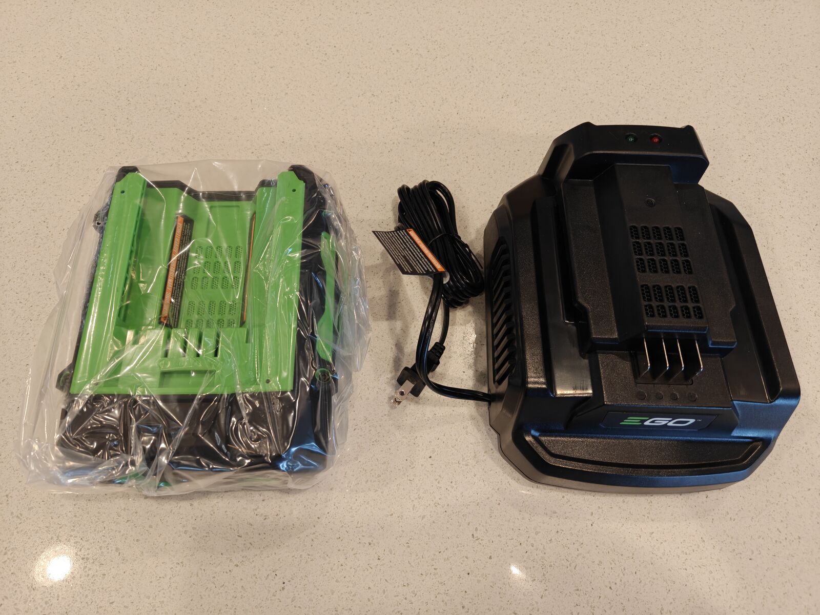 Ego 5.0 AH Battery + 210 Watt Charger - Genuine and Brand New! Manufactured in 2025