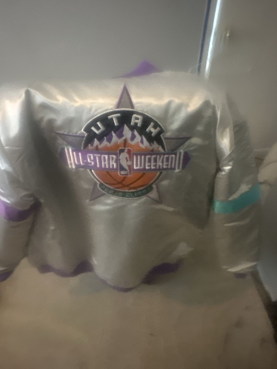 Utah Jazz All-Star Weekend Commemorative Jacket - Silver/Purple/Teal NBA All-Star 2023 2 XL
