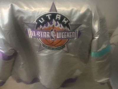 Utah Jazz All-Star Weekend Commemorative Jacket - Silver/Purple/Teal NBA All-Star 2023 2 XL