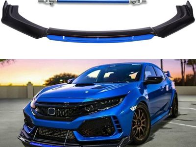 4PCS Universal Car Front Bumper Lip Body Kit Splitter Spoiler Diffuser Protector
