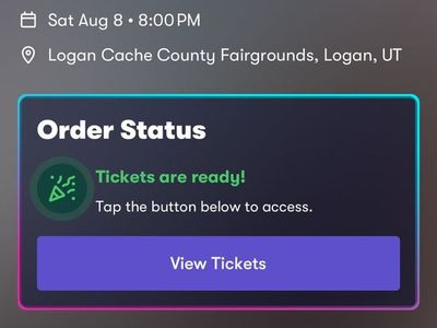 Cache County Rodeo Tickets - Sat Aug 8 - Section 2 Row A (Quantity 3)