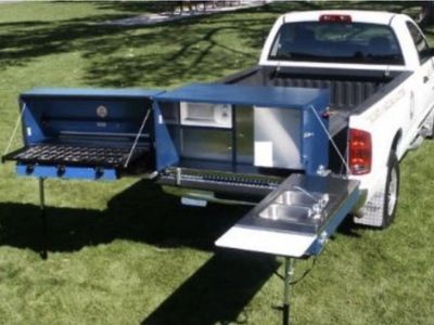 Cook Industries Portable Tailgate & Backyard Combo Outdoor Kitchen Unit