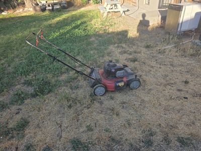 Reliable Red Push Mower - Great for Small to Medium Yards