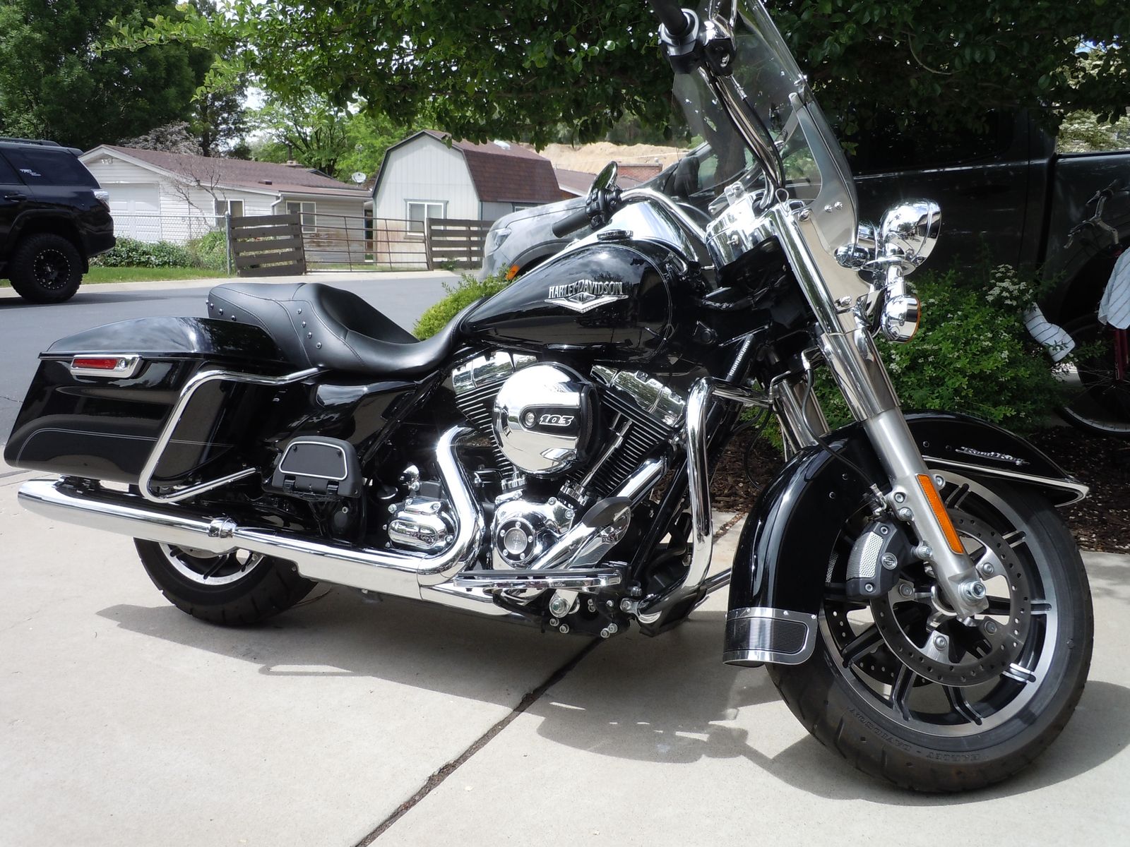 2015 Harley Davidson Road King.