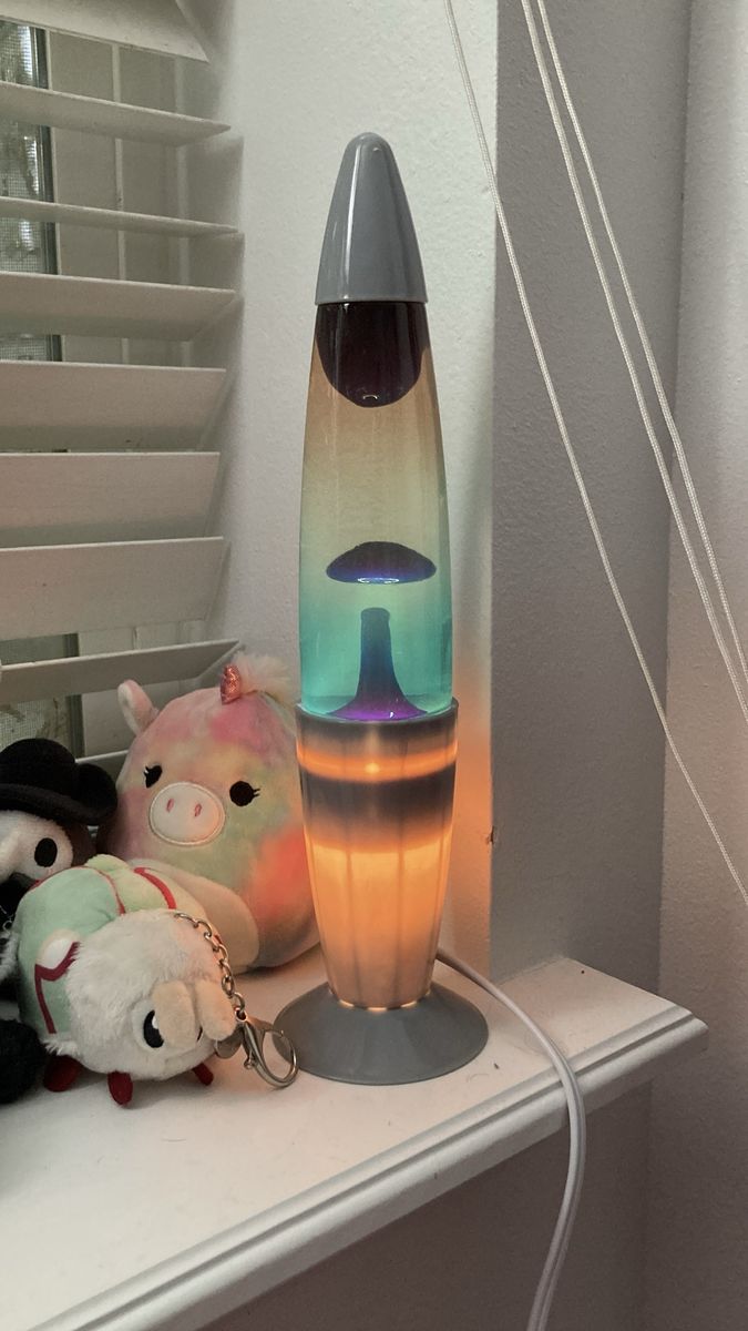 Blue And Purple Off-Brand Lava Lamp