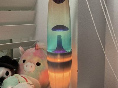 Blue And Purple Off-Brand Lava Lamp