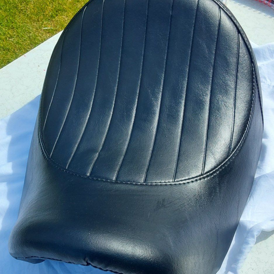 Harley Davidson Motorcycle Seat Black Standard Rider Passenger Pillion