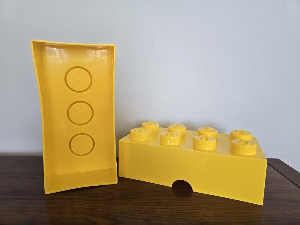 LEGO Stackable Storage Brick YELLOW - Used