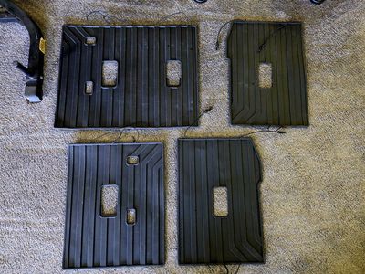 OEM Subaru Ascent 2nd & 3rd Row Seat Back Protectors – 7 Seater (Captain Chairs) – 2019–2026 – Like New