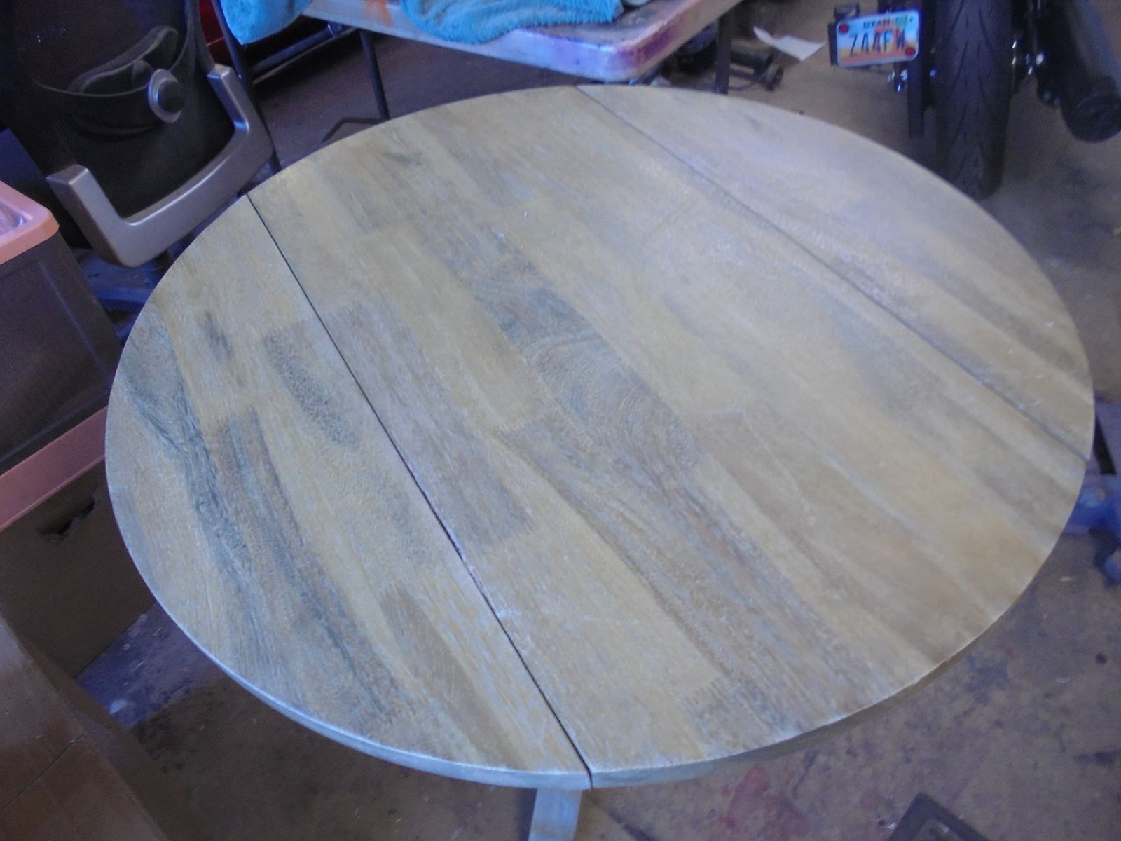 36-inch solid wood drop leaf table