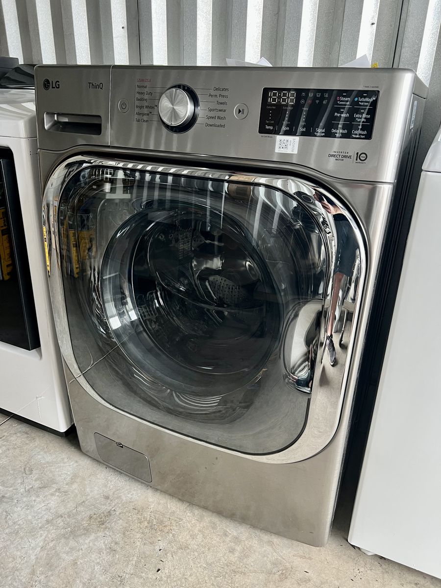 LG Mega Capacity Smart Wi-Fi Enabled Front Load Washer with TurboWash® and Built-In Intelligence