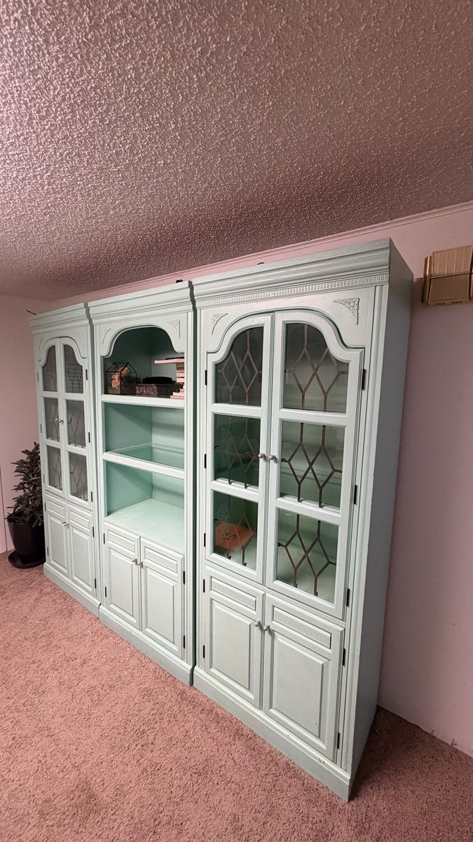 Teal Cabinet Dresser