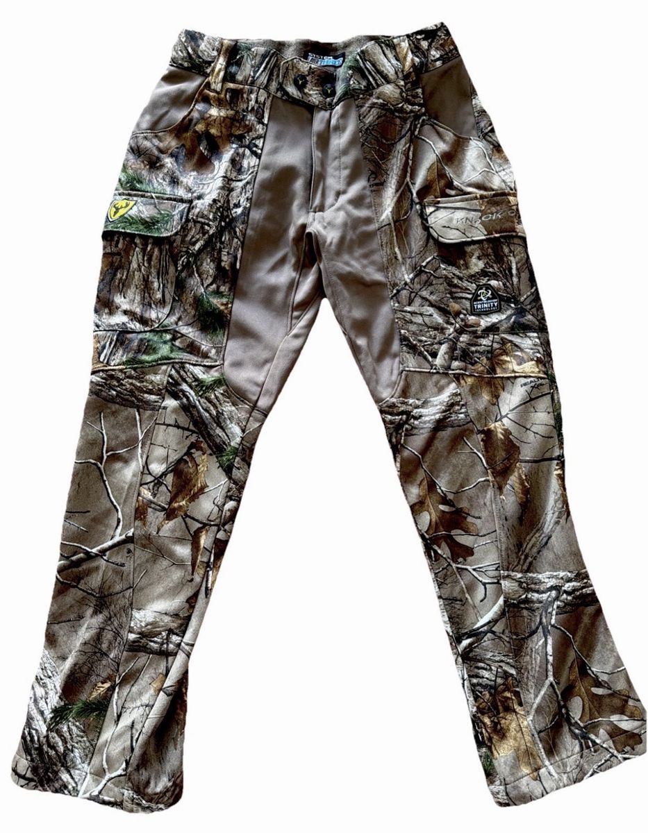 New SCENT BLOCKER Youth Knockout Cargo Hunting Pant Realtree