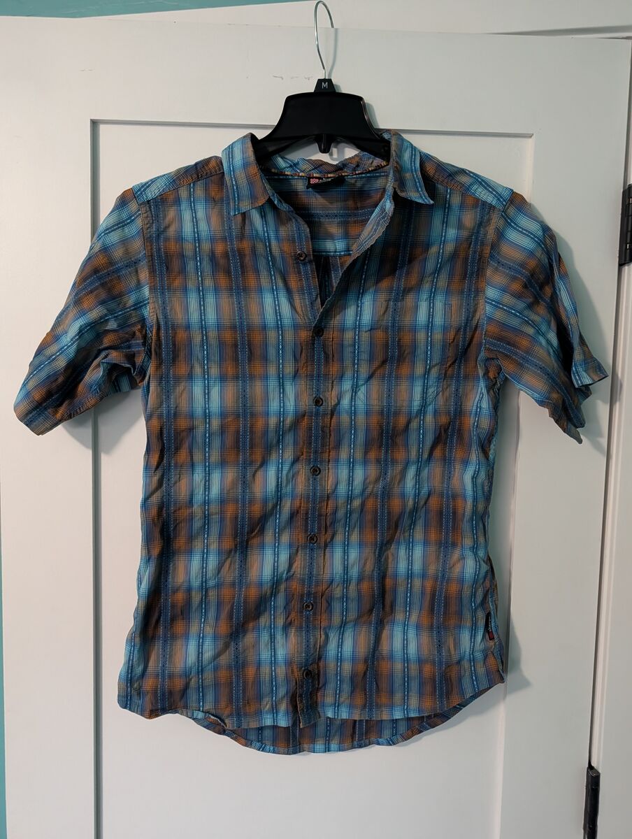 Sherpa Men's Medium Short Sleeve Collar Shirt