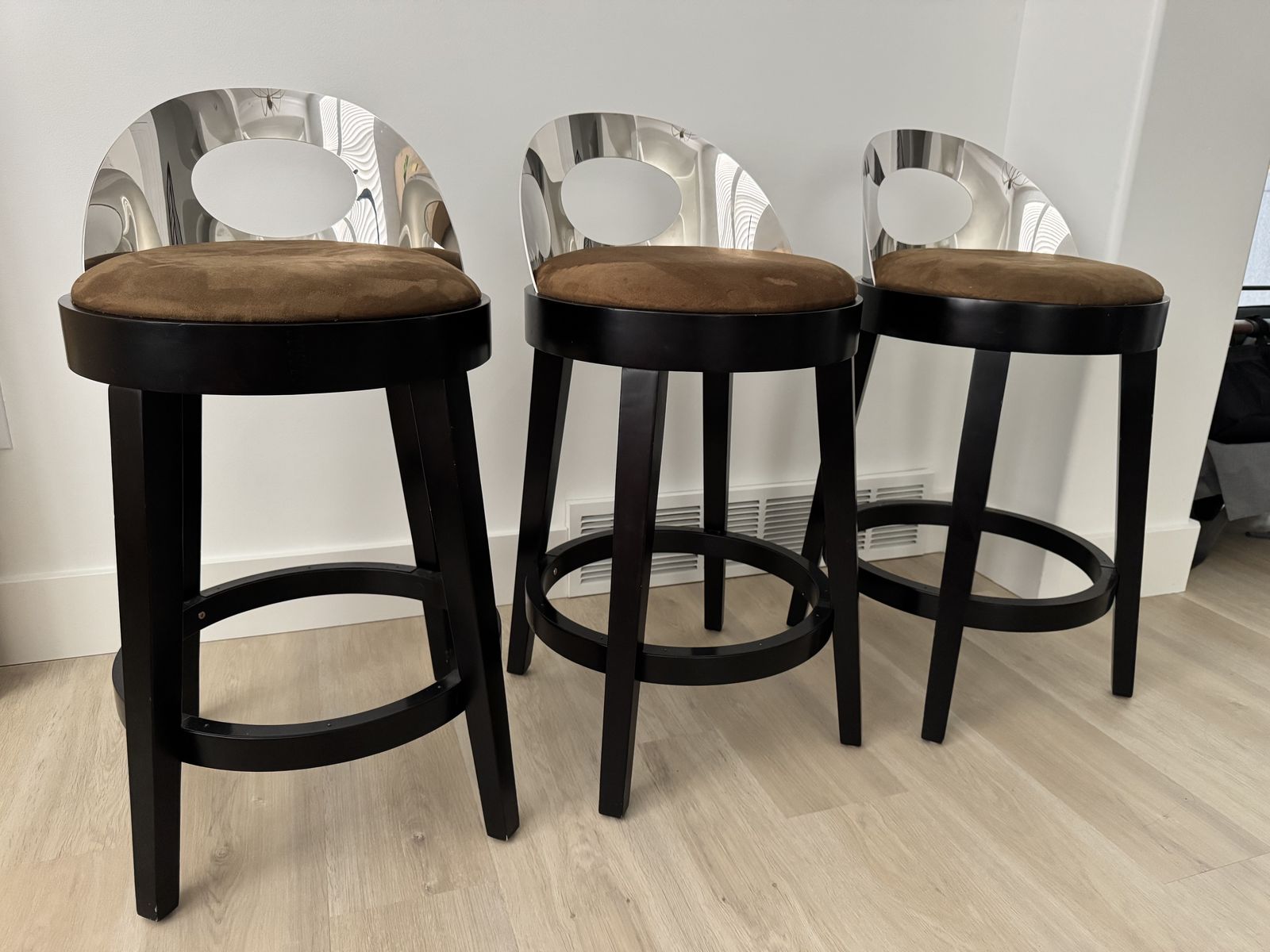 Modern Bar Stools (Set of 3) - Good Condition