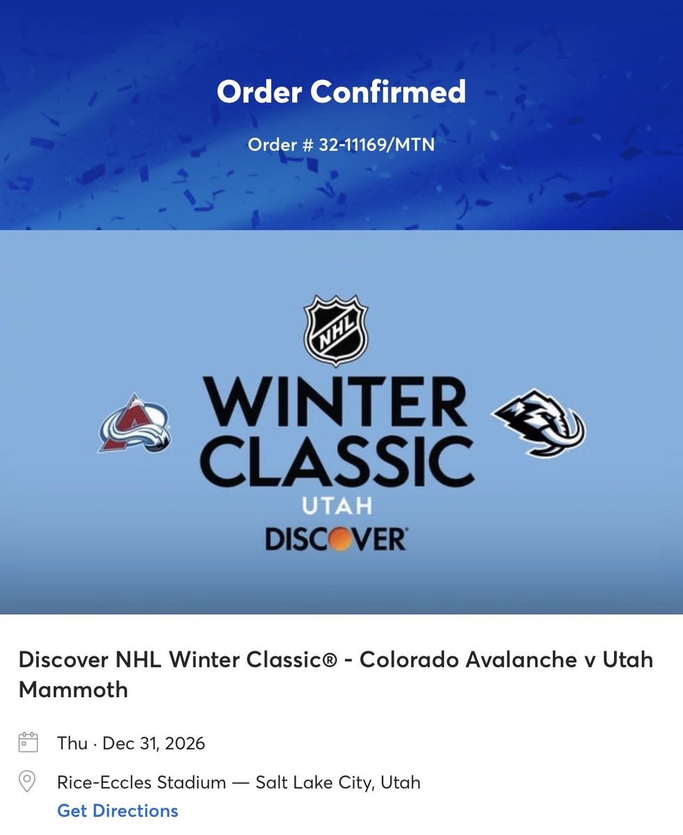 Winter Classic 2026 Mammoth vs Avs