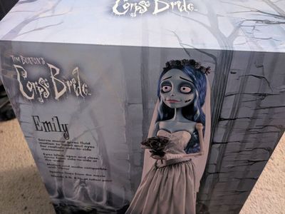 Tim Burton's Corpse Bride Emily Animatronic Doll - 5ft 8in, Servo Motor, Motion/Audio Compatible
