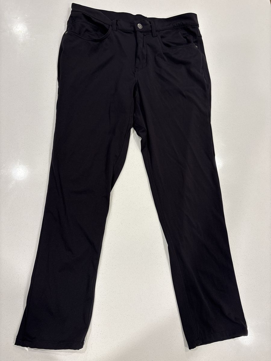 Cremieux Performance Black 5-Pocket Stretch Casual Pants 33x30