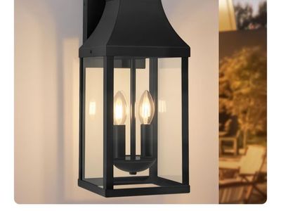 tewei 20'' Outdoor Wall Light, Porch Light Outdoor Wall Sconce Lantern. BRAND NEW!