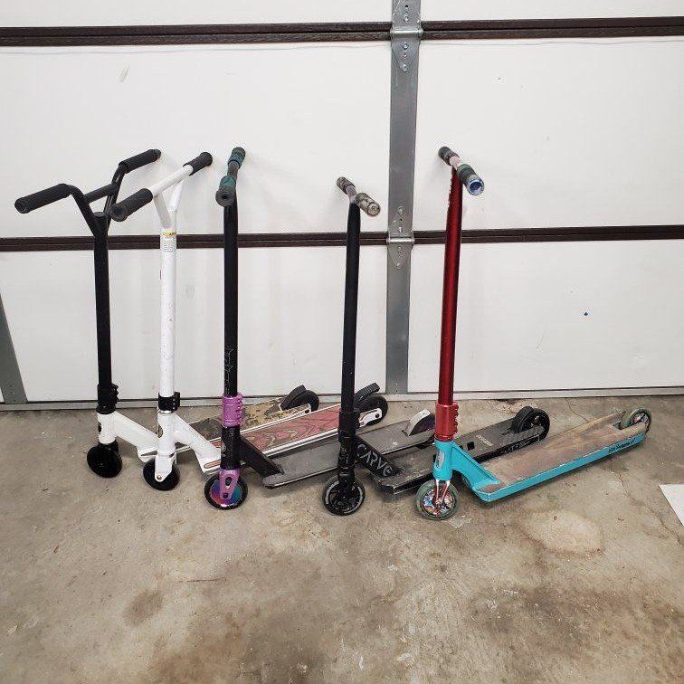 Trick Scooters - $35 Each - Madd Gear, Phoenix, Elite/Affinity/Tilt, Razor, Vokul