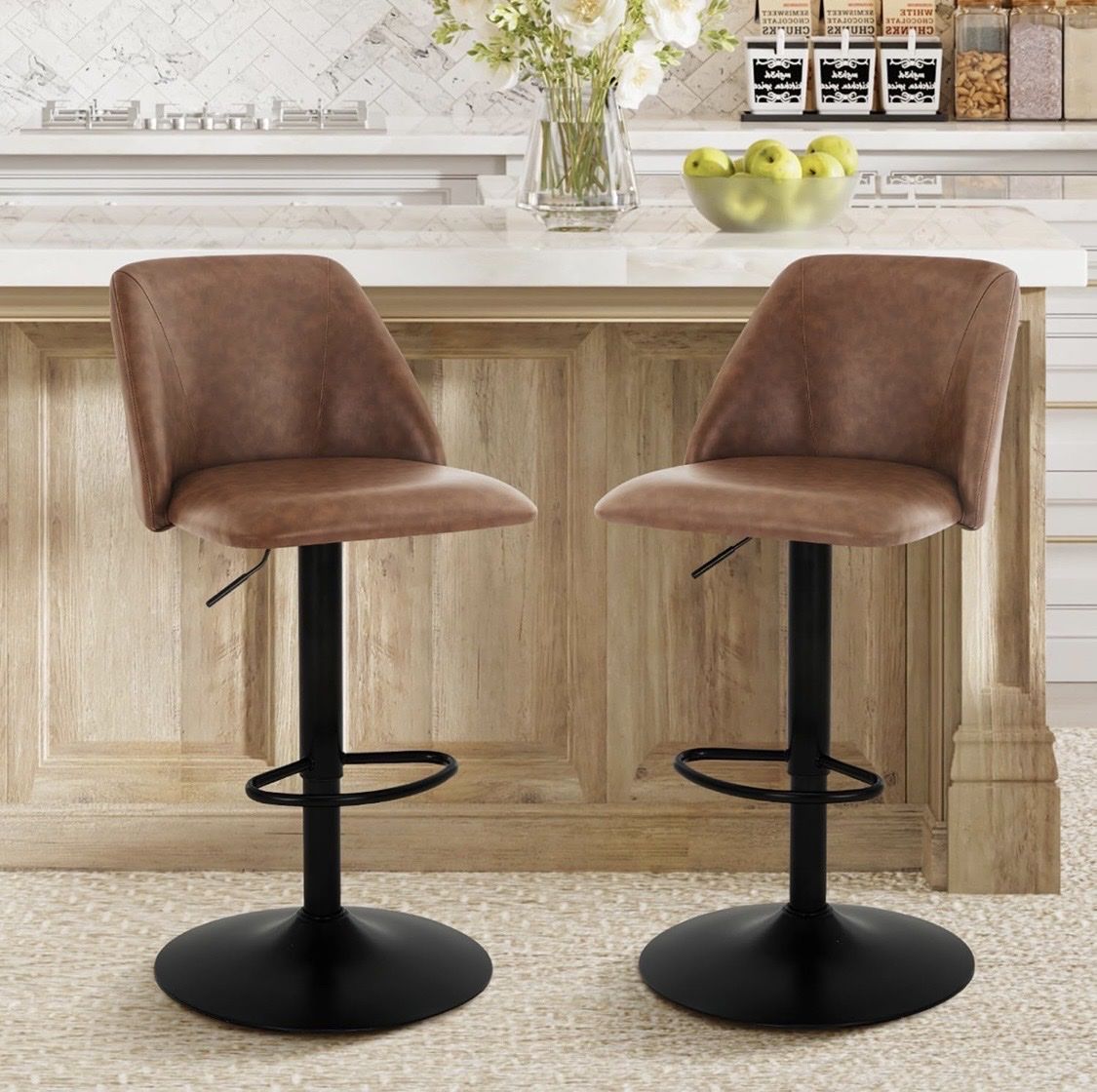 2 - COLAMY 6225 adjustable barstool