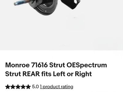 Monroe 71616 OESpectrum Rear Strut Left or Right