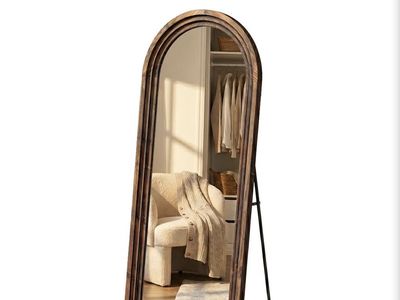 Pocetry 63x21 Arched Full Length Mirror with Stand